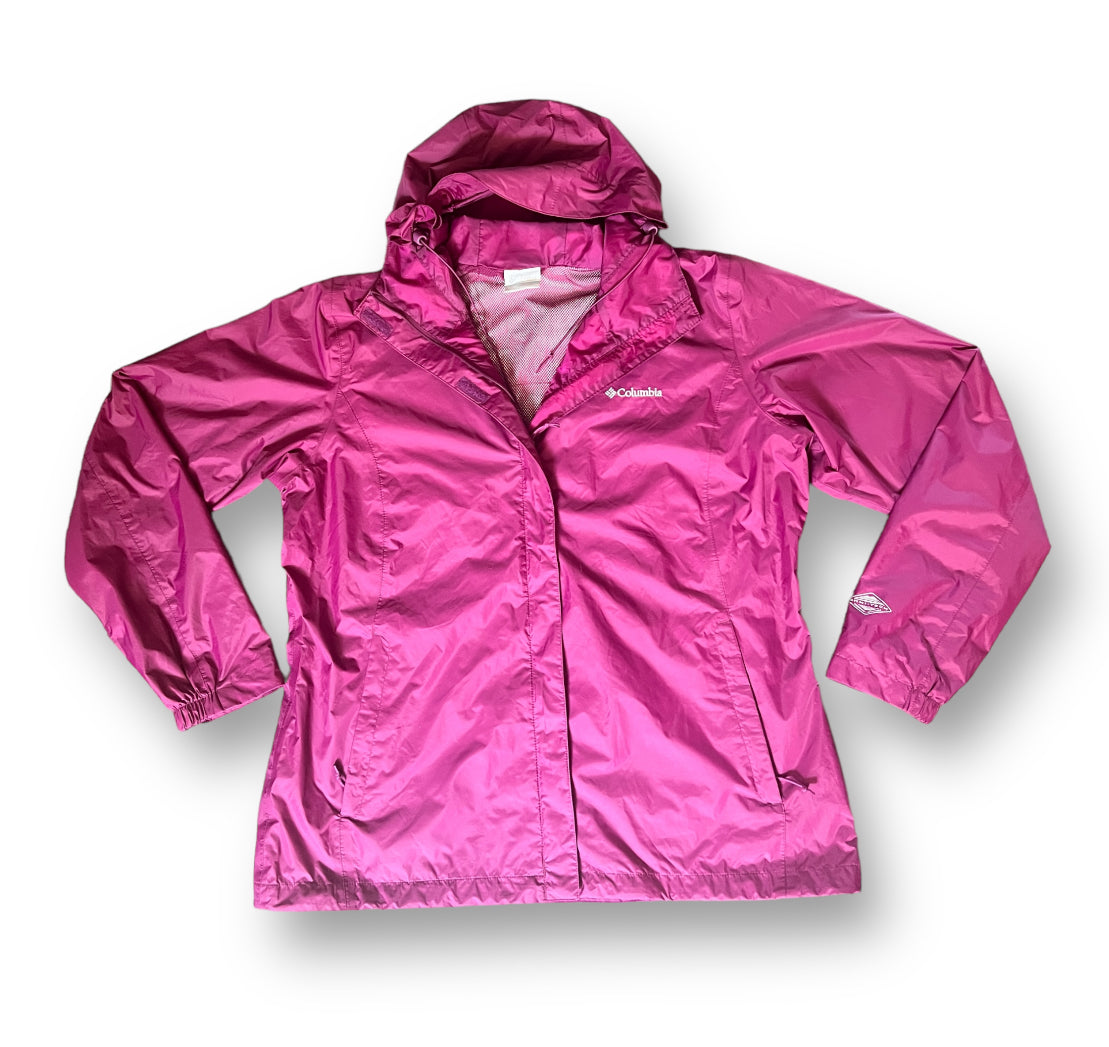 Pink Columbia Windbreaker Jacket