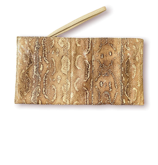 Vintage Snakeskin Clutch