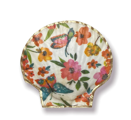 Seashell - Butterflies & Flowers