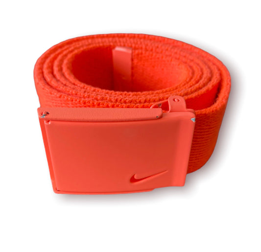 Neon Coral Nike Belt