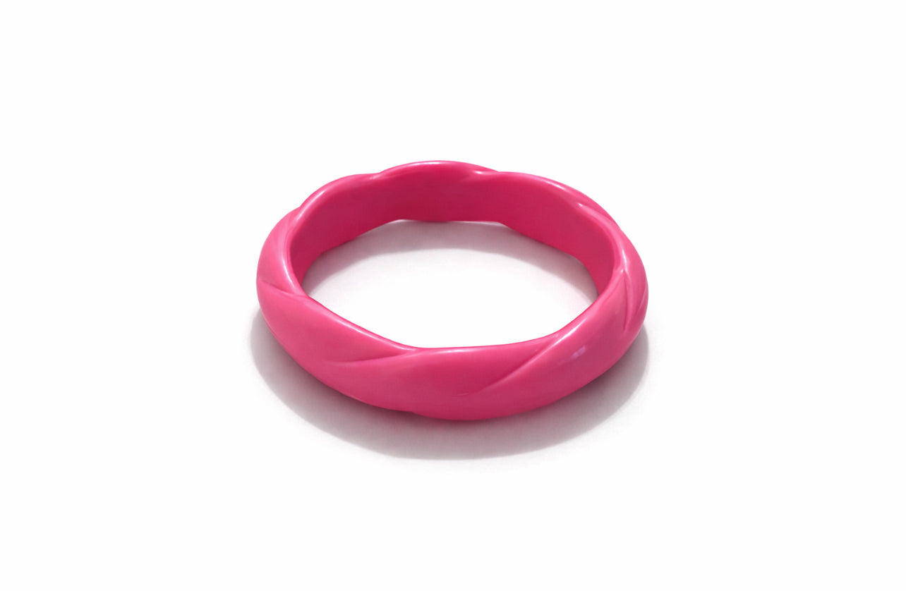 1970’s Pink Chunky Acrylic Bangle