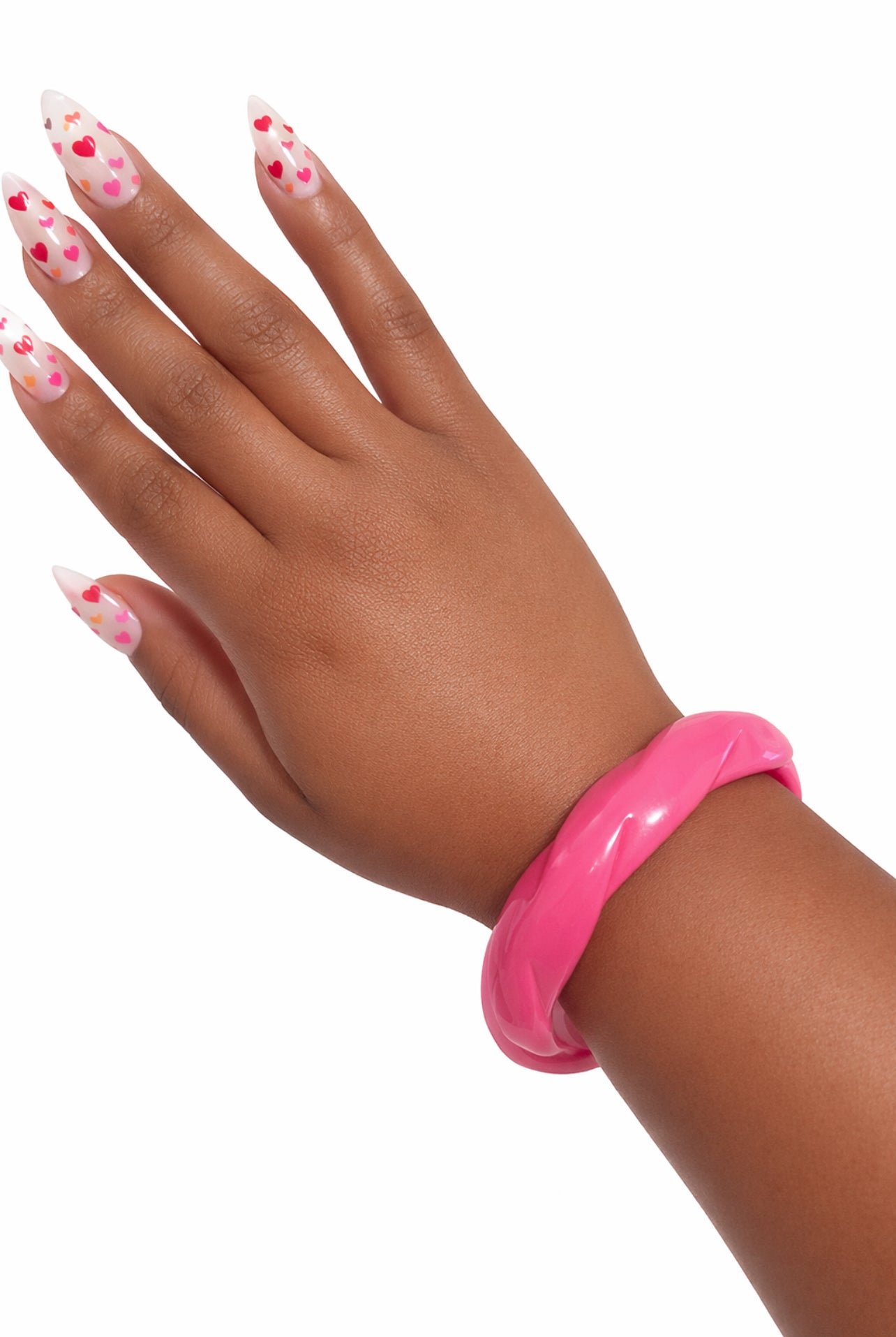 1970’s Pink Chunky Acrylic Bangle