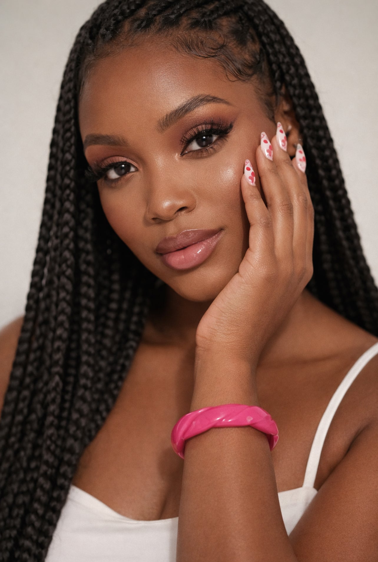 1970’s Pink Chunky Acrylic Bangle