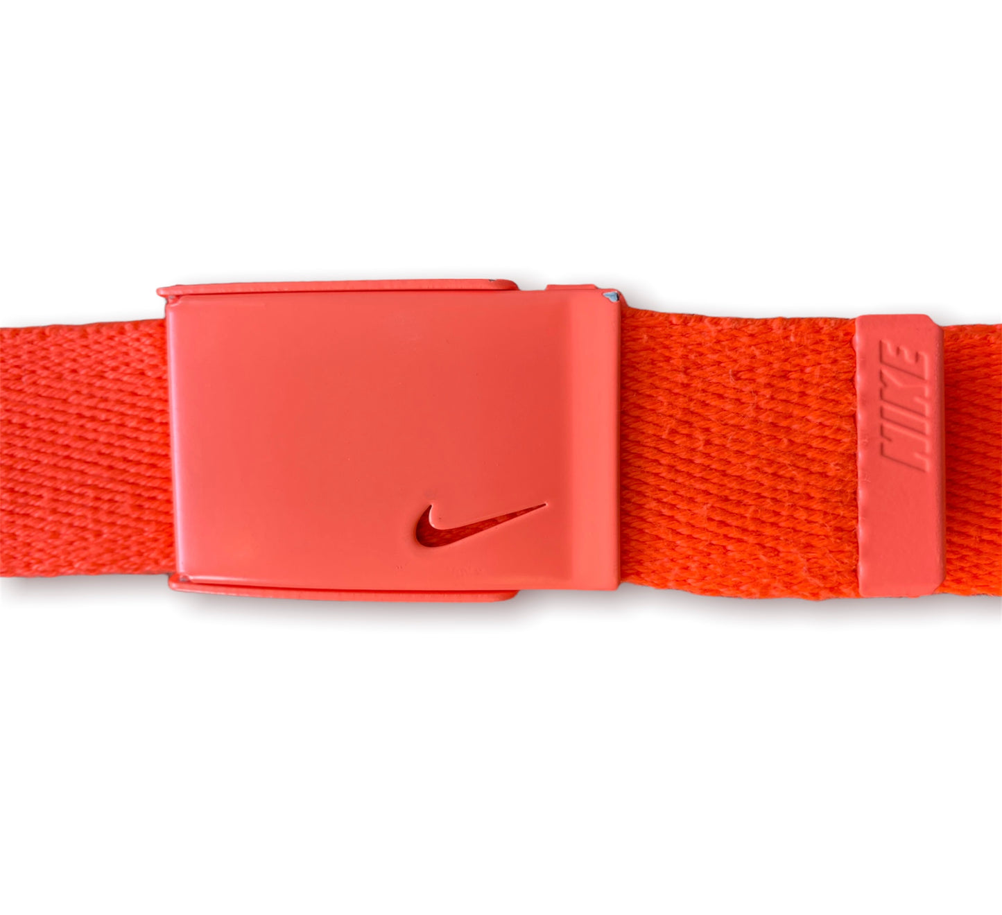 Neon Coral Nike Belt