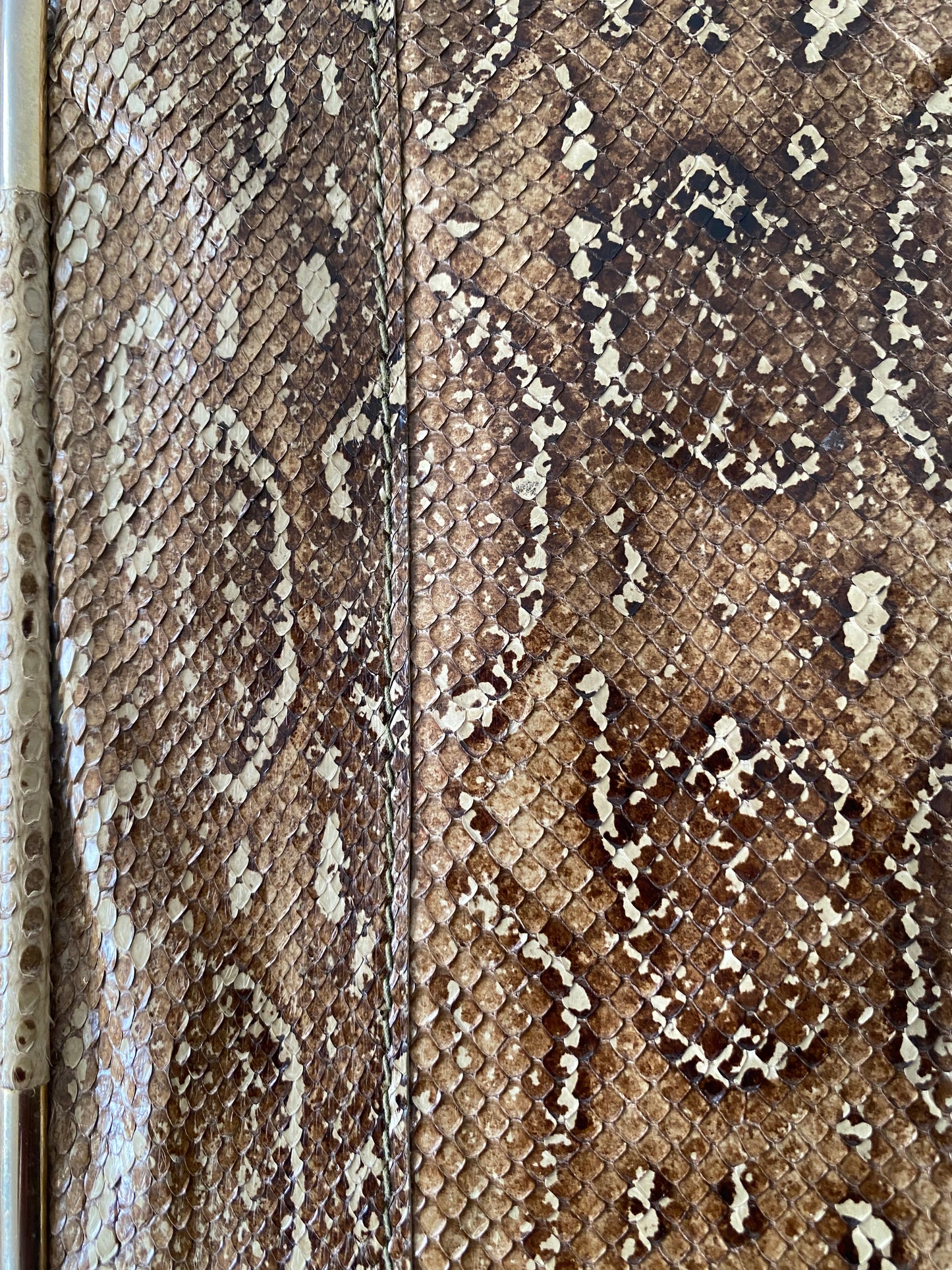 Vintage Snakeskin Clutch